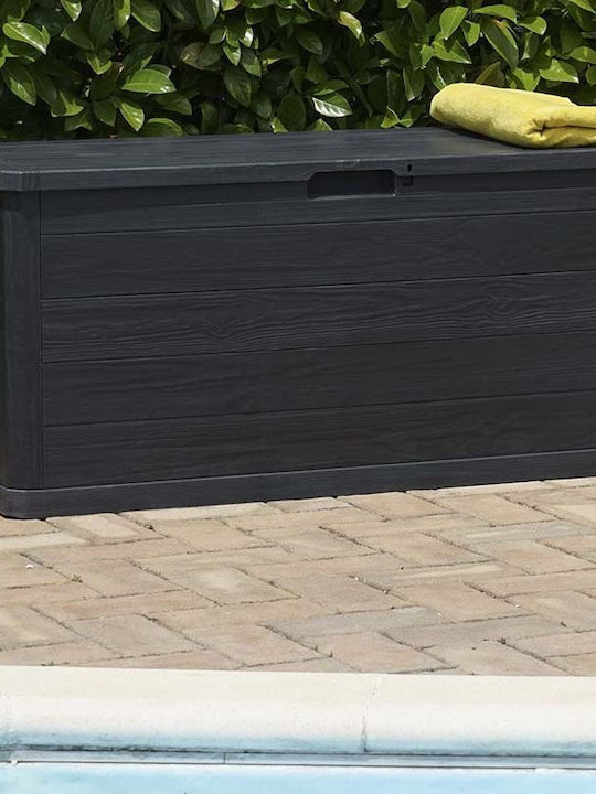 Toomax Outdoor Storage Box Italy 280lt Gray L117xW45xH56cm