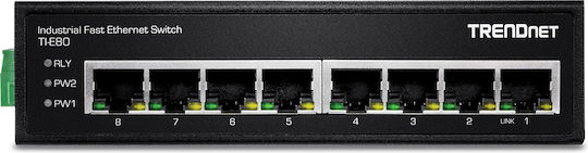 Trendnet TI-E80 Неуправляем L2 Switch с 8 Портове Ethernet