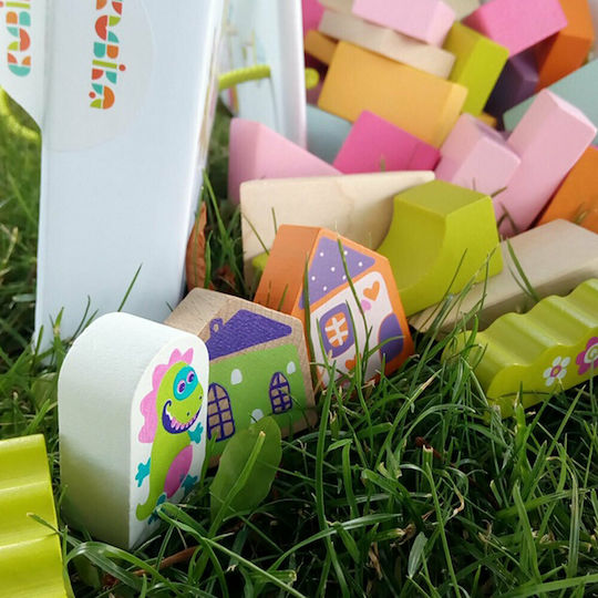 Cubika Bauklötze The Flower City Für 1,5+ Jahre 54 Stück