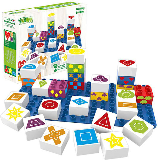 Biobuddi Blocuri Educaționale Learning Shapes pentru 1,5-6 ani Ani 27buc