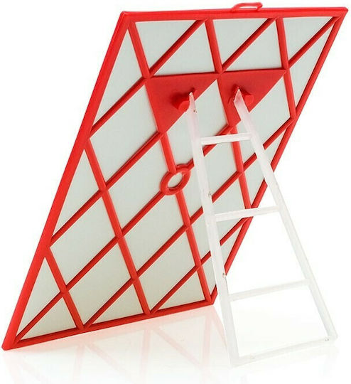 General Trade Schminkspiegel Tischgerät 18x24cm Rot