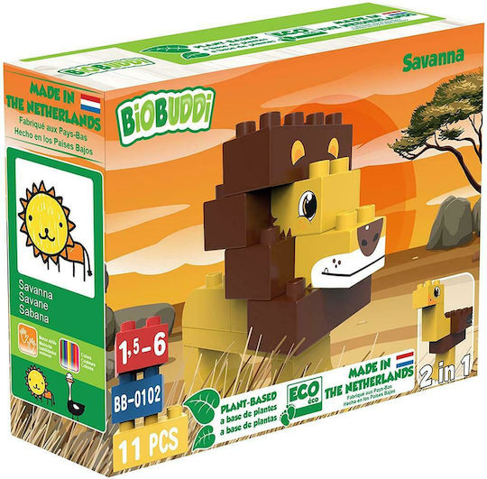 Biobuddi Blocks Savanna for 1.5 - 6 Years 11pcs