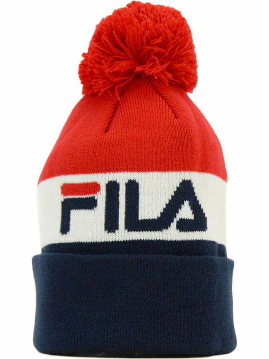 Kato Knitted Beanie Cap Red True