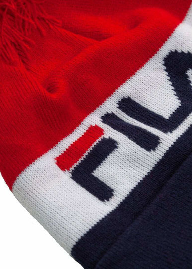 Kato Knitted Beanie Cap Red True