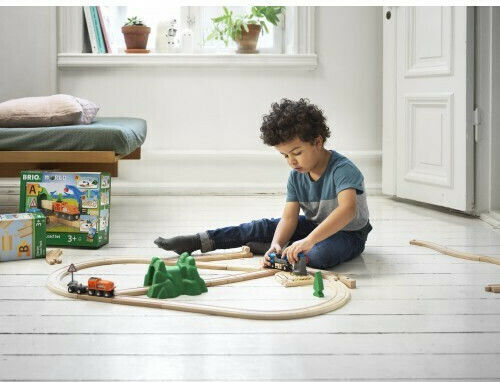 Brio Toys Starter Lift Load Σετ με Τρενάκι από Ξύλο για 3+ Ετών