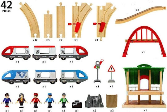 Brio Toys Travel Switching Set with Train for 3+ years+ Years