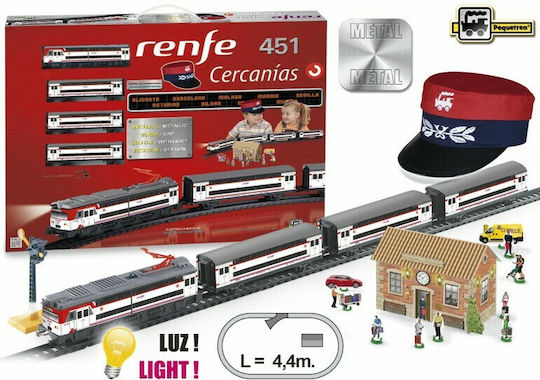 Pequetren Renfe Cercanias Set with Train with Light for 3+ years+ Years