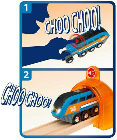 Brio Toys Trenuleț cu Sunet pentru 3+ ani+ Ani