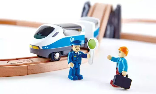 Hape Set with Train made of Wood for 3+ years+ Years
