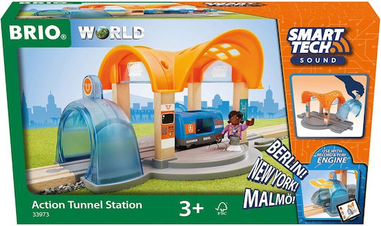 Brio Toys Smart Tech Sound Action Σετ με Τρενάκι με Ήχο και Φως για 3+ Ετών