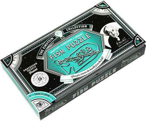 Professor Puzzle Einstein's The Fish Riddle Made of Metal for 8+ Years EIN-1
