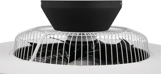 Trio Lighting Halmstad Πλαφονιέρα 59cm με Φως Μαύρη