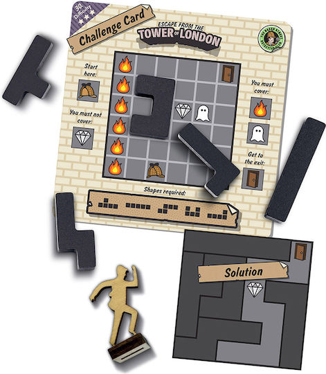 Professor Puzzle Escape From The Tower Of London Rätsel Aus Holz Für 8+ Jahre SH-6