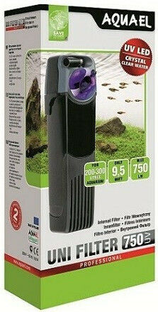 Aquael Uni 750 UV Εσωτερικό Φίλτρο για Ενυδρεία με Χωρητικότητα έως 300lt