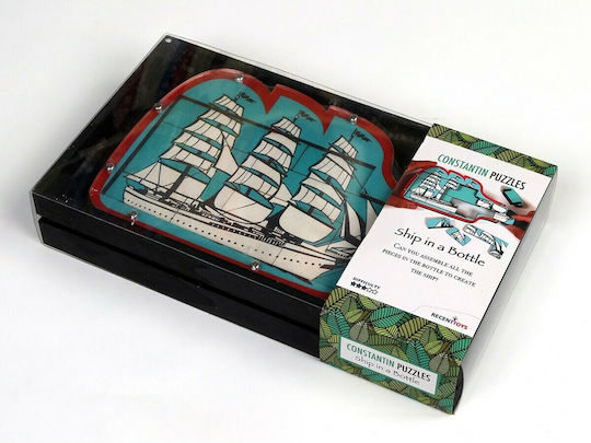 Recent Toys Constantin Puzzles - Ship in a Bottle Wooden Riddle for 6+ Years J-7
