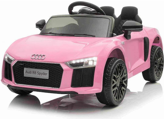 Audi Spyder Cu Un Loc Cu Telecomandă Licențiat 12 Volți Roz