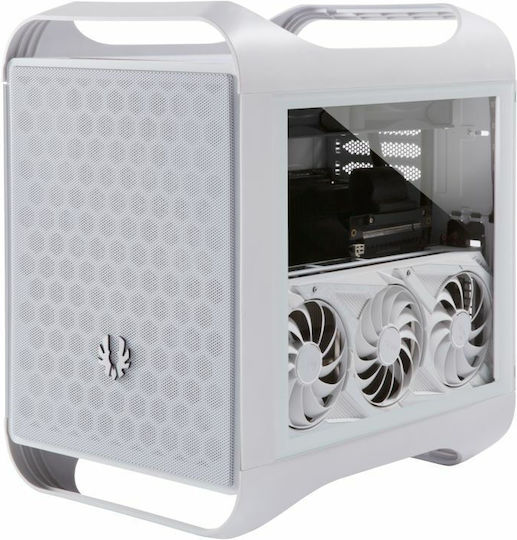 BitFenix Prodigy M 2022 Gaming Mini Tower Κουτί Υπολογιστή με Πλαϊνό Παράθυρο Λευκό