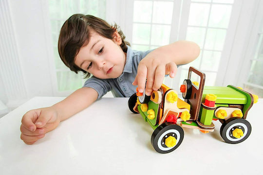 iwood Wooden Construction Toy Jeep Car Vehicle to Build and Transformer for Children 3+ years+ Years