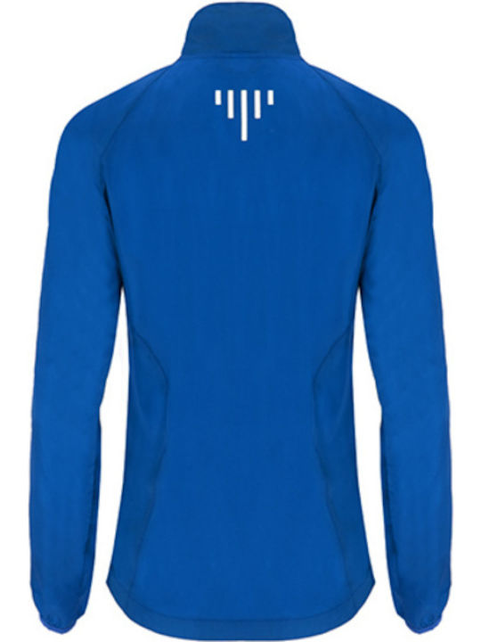 Roly Glasgow Women's Short Sports Jacket Windproof for Spring or Autumn Royal Blue