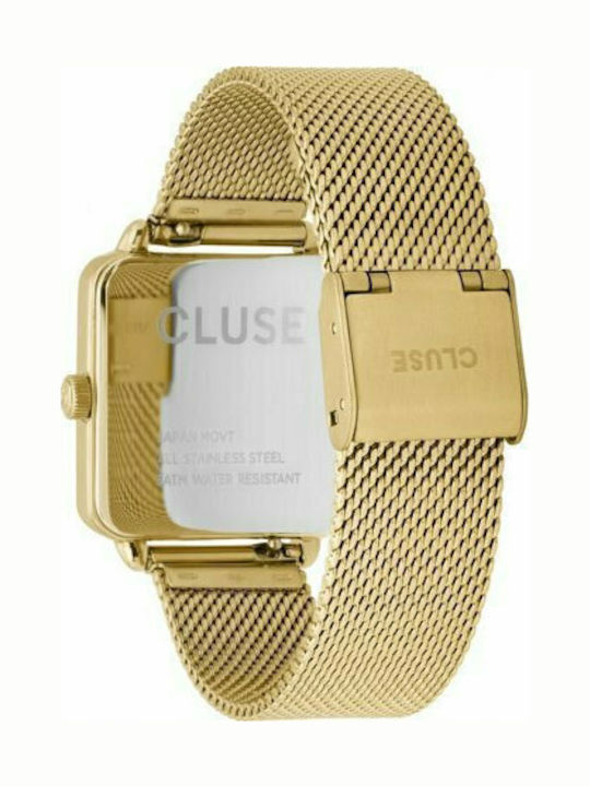 Cluse La Tetragone Women's Watch with Gold Metal Bracelet