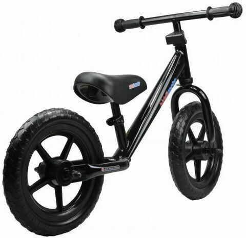 Kiddimoto Kinderlaufrad Super Schwarz