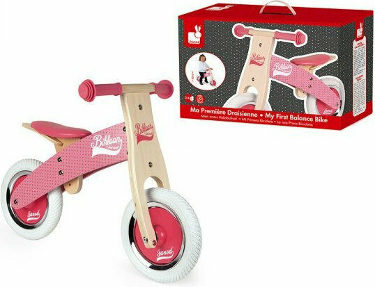 Janod Bicicletă de Echilibru pentru Copii Roz