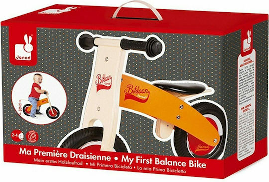 Janod Bicicletă de Echilibru pentru Copii Portocaliu