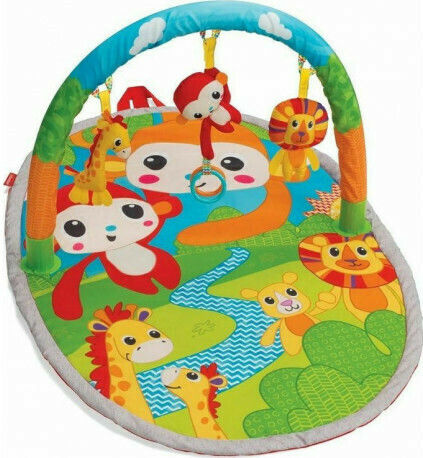 Infantino Turtles Baby Playmat Activity Gym for Newborns