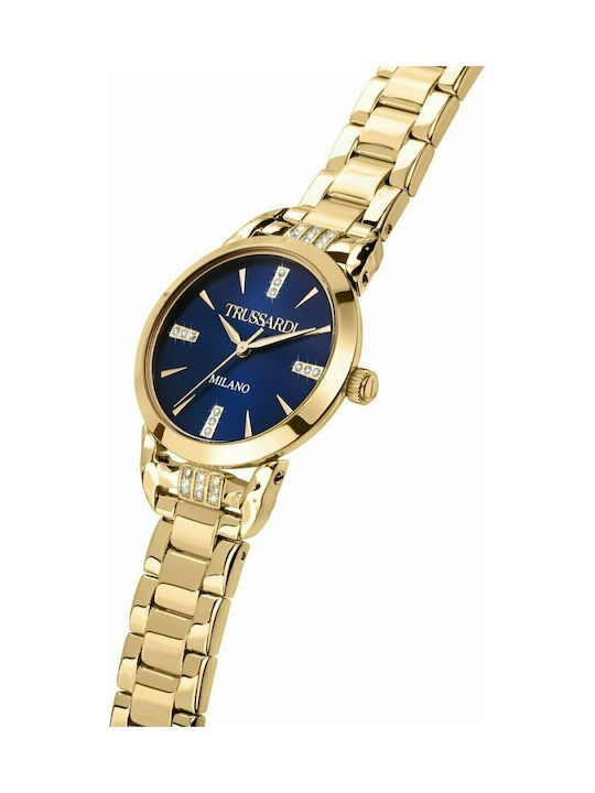 Trussardi Women's Watch 28mm Battery with Gold Stainless Steel Bracelet Trussardi Women's Watch 28mm Battery with Gold Stainless Steel Bracelet