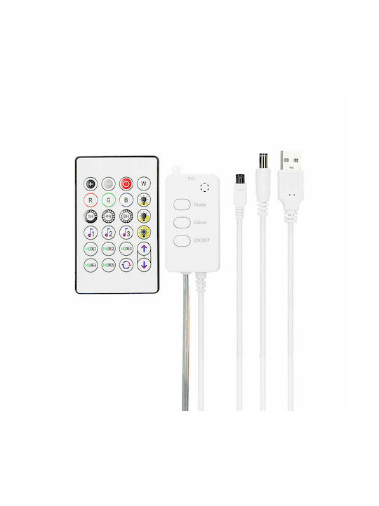 Ksix Στεγανή Γιρλάντα Φωτισμού LED IP65 10m RGB