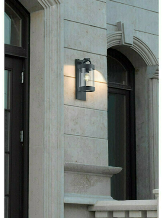 Trio Lighting Sambesi Επιτοίχιο Εξωτερικό Φαναράκι E27 IP44 12x33εκ.