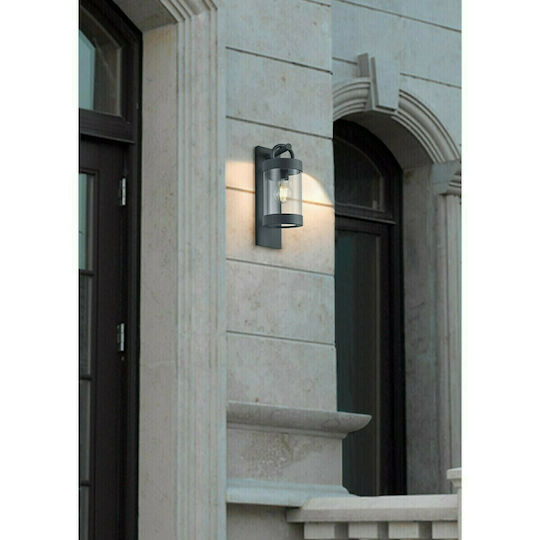 Trio Lighting Sambesi Επιτοίχιο Εξωτερικό Φαναράκι E27 IP44 12x33εκ.