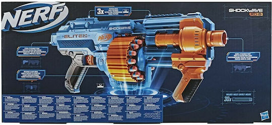 Nerf Нерф изстрелвач Shockwave RD-15 Елит 2.0 за 8+ години+ години