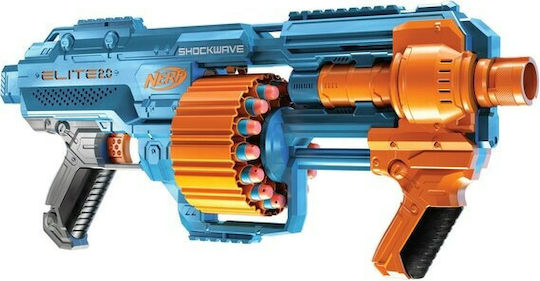 Nerf Нерф изстрелвач Shockwave RD-15 Елит 2.0 за 8+ години+ години
