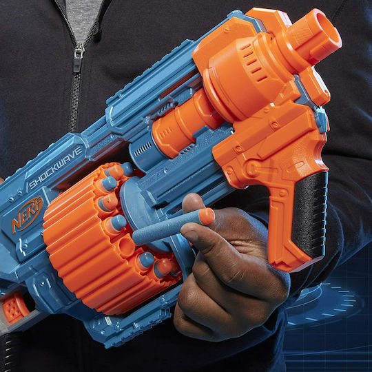 Nerf Нерф изстрелвач Shockwave RD-15 Елит 2.0 за 8+ години+ години