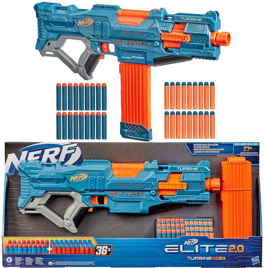 Nerf Launcher Elite 2.0 for 8+ years old years Turbine CS 18