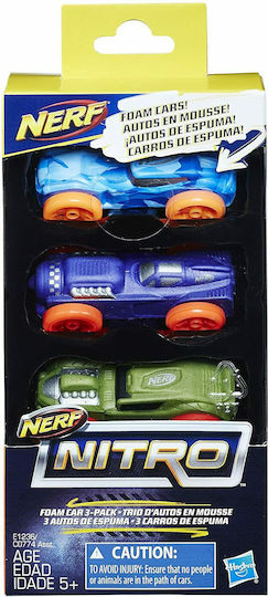Nerf Parts Nitro for 5+ years years Foam Car (Various Designs/Assortment of Designs) 1pc