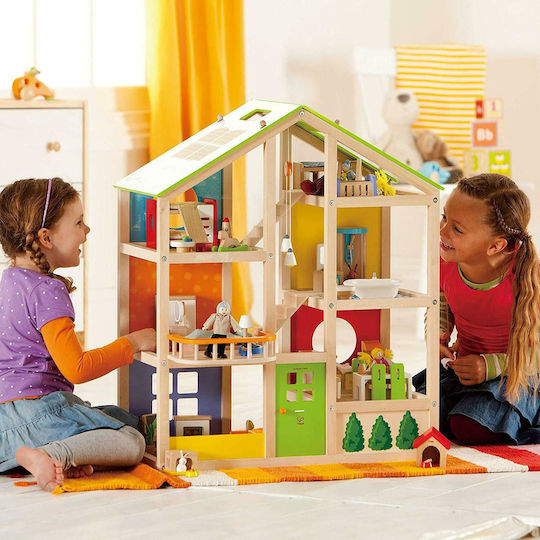 Hape All Season House Wooden Dollhouse