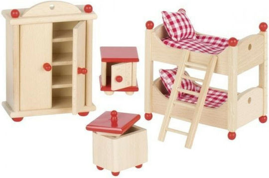 Goki Furniture for Flexible Puppets Children's Room Έπιπλα για Κουκλόσπιτο