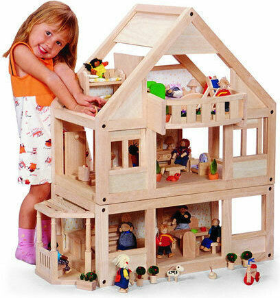 Plan Toys Ξύλινο Κουκλόσπιτο