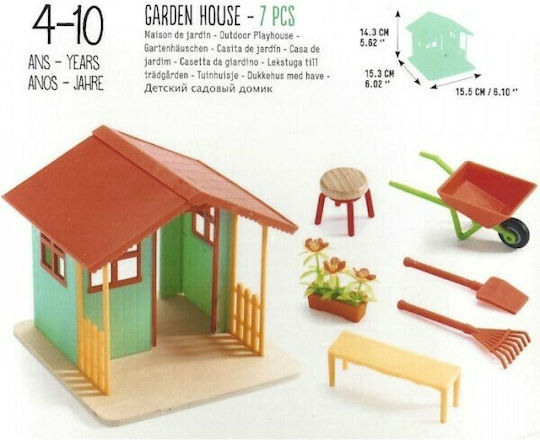 Djeco Garden House Furniture for Dollhouse