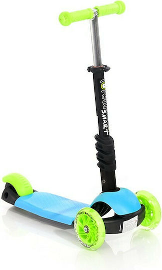 Lorelli Kids Scooter Foldable Smart 2021 3-Wheel with Seat for 3+ Years Green