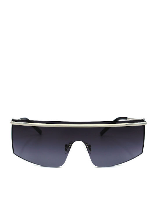 Mila ZB Sunglasses Silver with Mixed Frame Mila ZB Sunglasses Silver with Mixed Frame