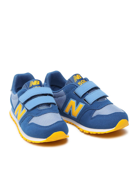 500 Kids Sneakers with Scratch Blue