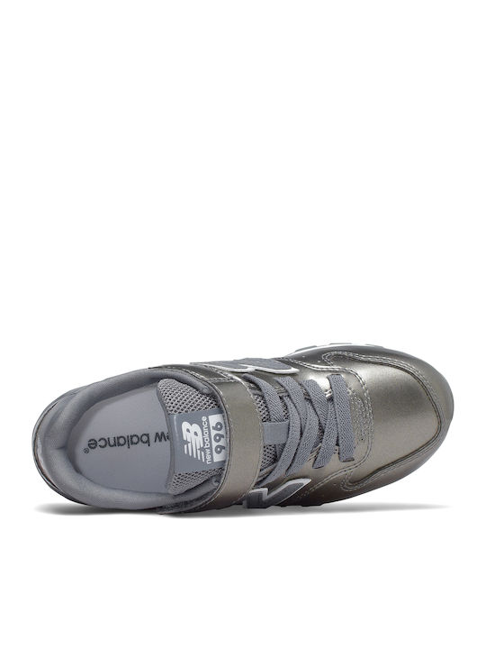 Kids Sneakers with Scratch Silver