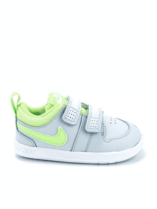 Pico 5 Παιδικά Sneakers με Σκρατς Pure Platinum / Electric Green / White