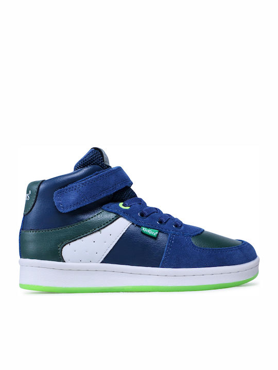 Bilbon Παιδικά Sneakers High με Σκρατς Μπλε