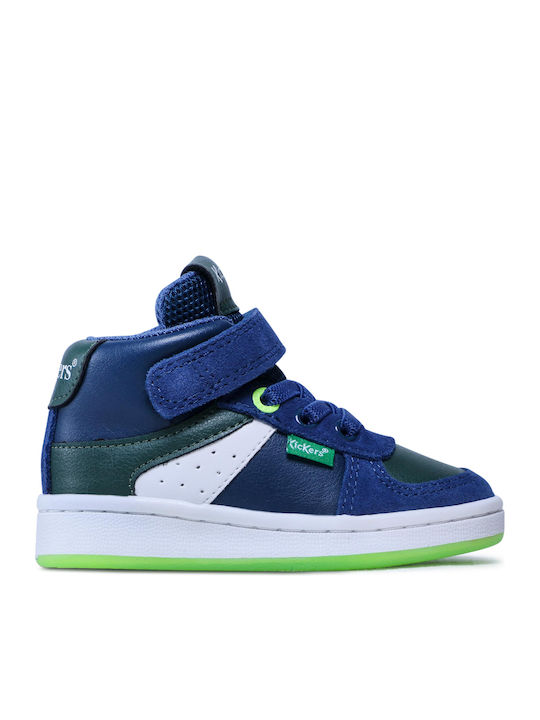Bilbon Παιδικά Sneakers High με Σκρατς Μπλε