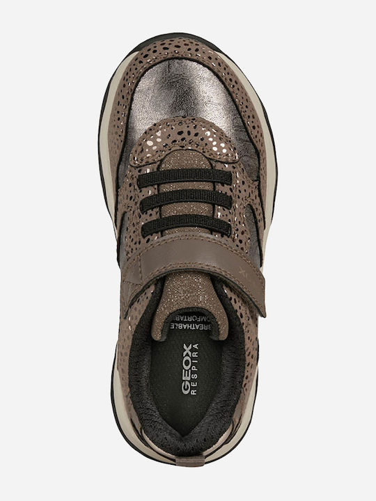 Calco Kids Sneakers Anatomic with Scratch Brown