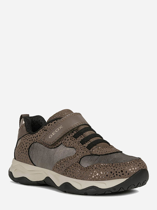 Calco Kids Sneakers Anatomic with Scratch Brown